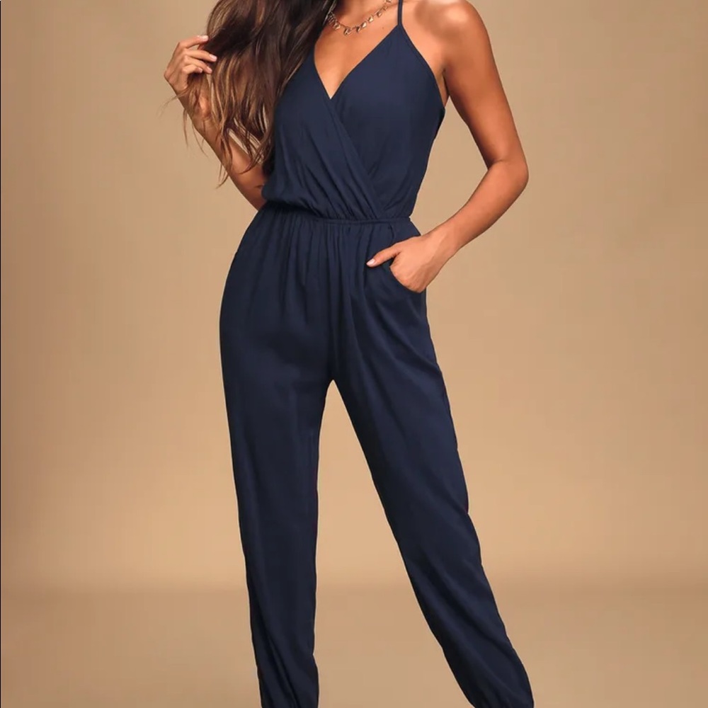 M navy jumpsuit